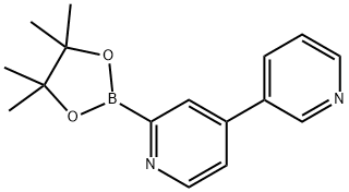 2'-(4,4,5,5-tetramethyl-1,3,2-dioxaborolan-2-yl)-3,4'-bipyridine Structure