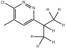 3-Chloro-4-methyl-6-(iso-propyl-d7)-pyridazine Structure