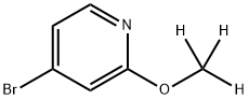 4-Bromo-2-(methoxy-d3)-pyridine Struktur
