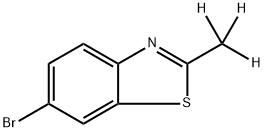 6-Bromo-2-(methyl-d3)-benzothiazole Struktur