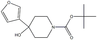 1-BOC-4-(3-呋喃基)-4-哌啶醇