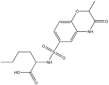 2-(2-Methyl-3-oxo-3,4-dihydro-2H-benzo[1,4]oxazine-6-sulfonylamino)-hexanoic acid