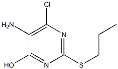 5-amino-6-chloro-2-(propylthio)pyrimidin-4-ol