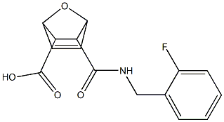 3-((2-fluorobenzyl)carbamoyl)-7-oxabicyclo[2.2.1]hept-5-ene-2-carboxylic acid