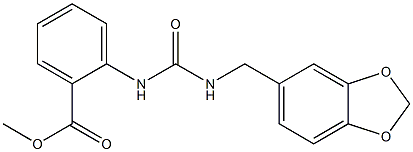 methyl 2-(3-(benzo[d][1,3]dioxol-5-ylmethyl)ureido)benzoate