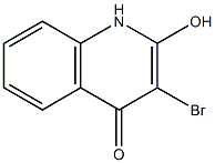 3-Bromo-2-hydroxy-1H-quinolin-4-one Struktur