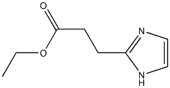(1H-Imidazol-2-yl)-propionic acid ethyl ester Structure