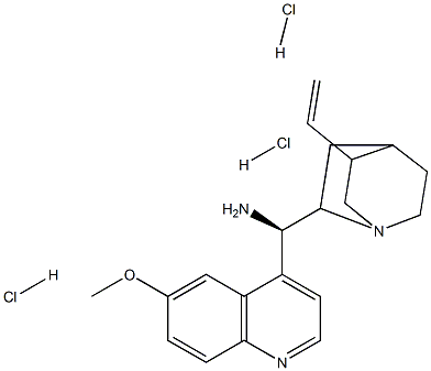 (9R)-6'-Methoxycinchonan-9-amine trihydrochloride >=90.0% Structure