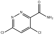 4,6-dichloropyridazine-3-carboxamide Structure