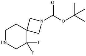 tert-butyl 5,5-difluoro-2,7-diazaspiro[3.5]nonane-2-carboxylate Structure