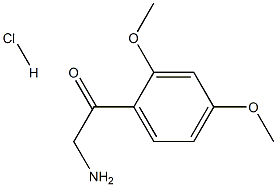 2-Amino-2',4'-dimethoxyacetophenone hydrochloride Structure