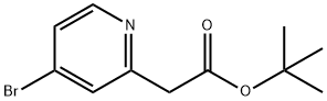tert-Butyl 2-(4-bromopyridin-2-yl)acetate, 1266119-33-8, 结构式