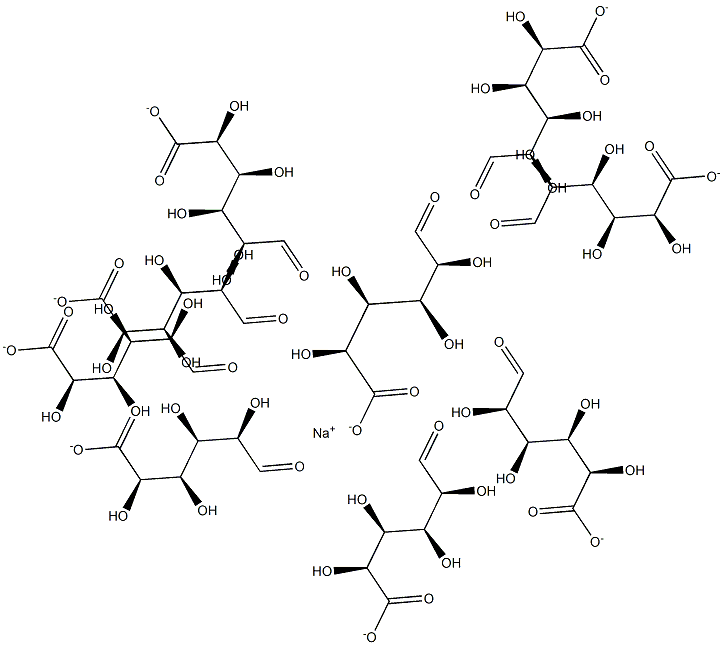 Nona-Mannuronic Acid Sodium Salt Struktur