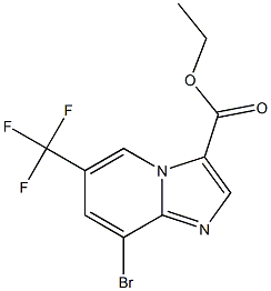 8-Bromo-6-trifluoromethyl-imidazo[1,2-a]pyridine-3-carboxylic acid ethyl ester