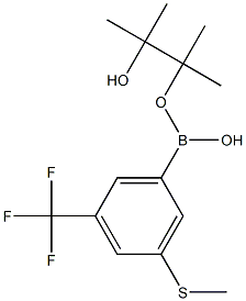 3-甲硫基-5-三氟甲基苯硼酸频那醇酯,,结构式