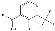 3-Bromo-2-(trifluoromethyl)pyridine-4-boronic acid