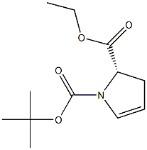 (S)-1-tert-butyl 2-ethyl 2,3-dihydropyrrole-1,2-dicarboxylate Structure