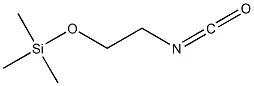 三甲基硅氧乙基异氰酸酯 结构式