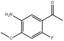 1-(5-Amino-2-fluoro-4-methoxy-phenyl)-ethanone Structure