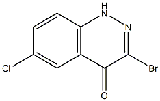 3-Bromo-6-chloro-1H-cinnolin-4-one Structure