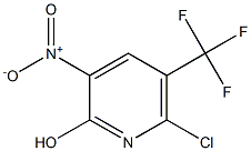 6-氯-3-硝基-5-三氟甲基吡啶-2-醇, , 结构式