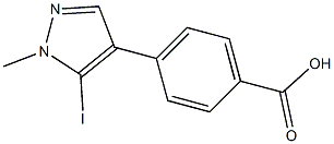  4-(5-iodo-1-methyl-1H-pyrazol-4-yl)benzoic acid