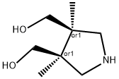 ((3S,4R)-3,4-dimethylpyrrolidine-3,4-diyl)dimethanol Struktur