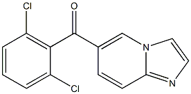 (2,6-dichlorophenyl)(imidazo[1,2-a]pyridin-6-yl)methanone Structure