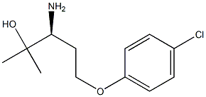 (S)-3-amino-5-(4-chlorophenoxy)-2-methylpentan-2-ol Structure
