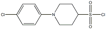 1-(4-chlorophenyl)piperidine-4-sulfonyl chloride Structure