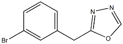 2-(3-bromobenzyl)-1,3,4-oxadiazole Structure
