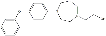 2-(4-(4-phenoxyphenyl)-1,4-diazepan-1-yl)ethanol Structure