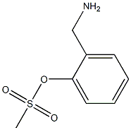 2-(aminomethyl)phenyl methanesulfonate Struktur