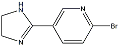2-bromo-5-(4,5-dihydro-1H-imidazol-2-yl)pyridine,,结构式