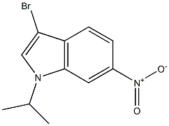 3-bromo-1-isopropyl-6-nitro-1H-indole Structure