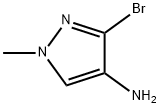 3-bromo-1-methyl-1H-pyrazol-4-amine Structure
