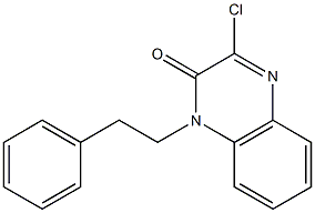 3-chloro-1-phenethylquinoxalin-2(1H)-one Struktur