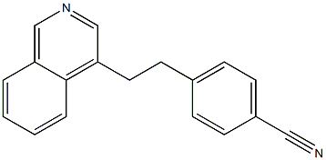 4-(2-(isoquinolin-4-yl)ethyl)benzonitrile Structure