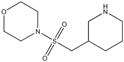 4-(piperidin-3-ylmethylsulfonyl)morpholine Struktur