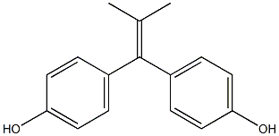 4,4'-(2-methylprop-1-ene-1,1-diyl)diphenol Struktur
