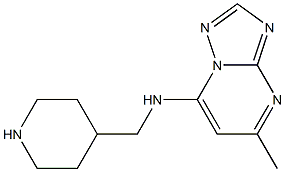  5-methyl-N-(piperidin-4-ylmethyl)-[1,2,4]triazolo[1,5-a]pyrimidin-7-amine