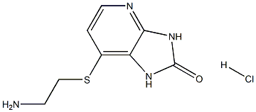 7-(2-aminoethylthio)-1H-imidazo[4,5-b]pyridin-2(3H)-one hydrochloride Struktur