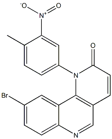 9-Bromo-1-(4-methyl-3-nitro-phenyl)-1H-benzo[h][1,6]naphthyridin-2-one