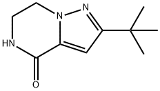2-(TERT-BUTYL)-6,7-DIHYDROPYRAZOLO[1,5-A]PYRAZIN-4(5H)-ONE, 2169599-67-9, 结构式