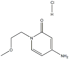 4-amino-1-(2-methoxyethyl)-1,2-dihydropyridin-2-one hydrochloride Structure