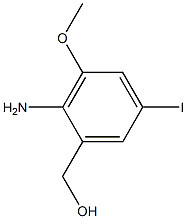 (2-Amino-5-iodo-3-methoxy-phenyl)-methanol 结构式