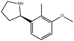 (R)-2-(3-methoxy-2-methylphenyl)pyrrolidine Struktur