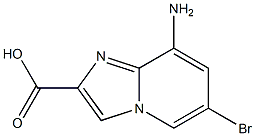 8-Amino-6-bromo-imidazo[1,2-a]pyridine-2-carboxylic acid