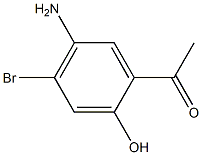 1-(5-Amino-4-bromo-2-hydroxy-phenyl)-ethanone Structure