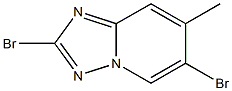 2,6-Dibromo-7-methyl-[1,2,4]triazolo[1,5-a]pyridine Structure
